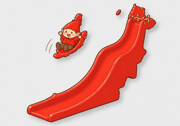 すべり台の絵