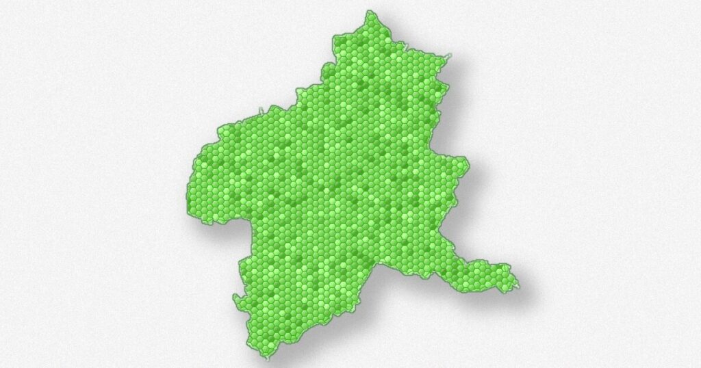 群馬県の地図