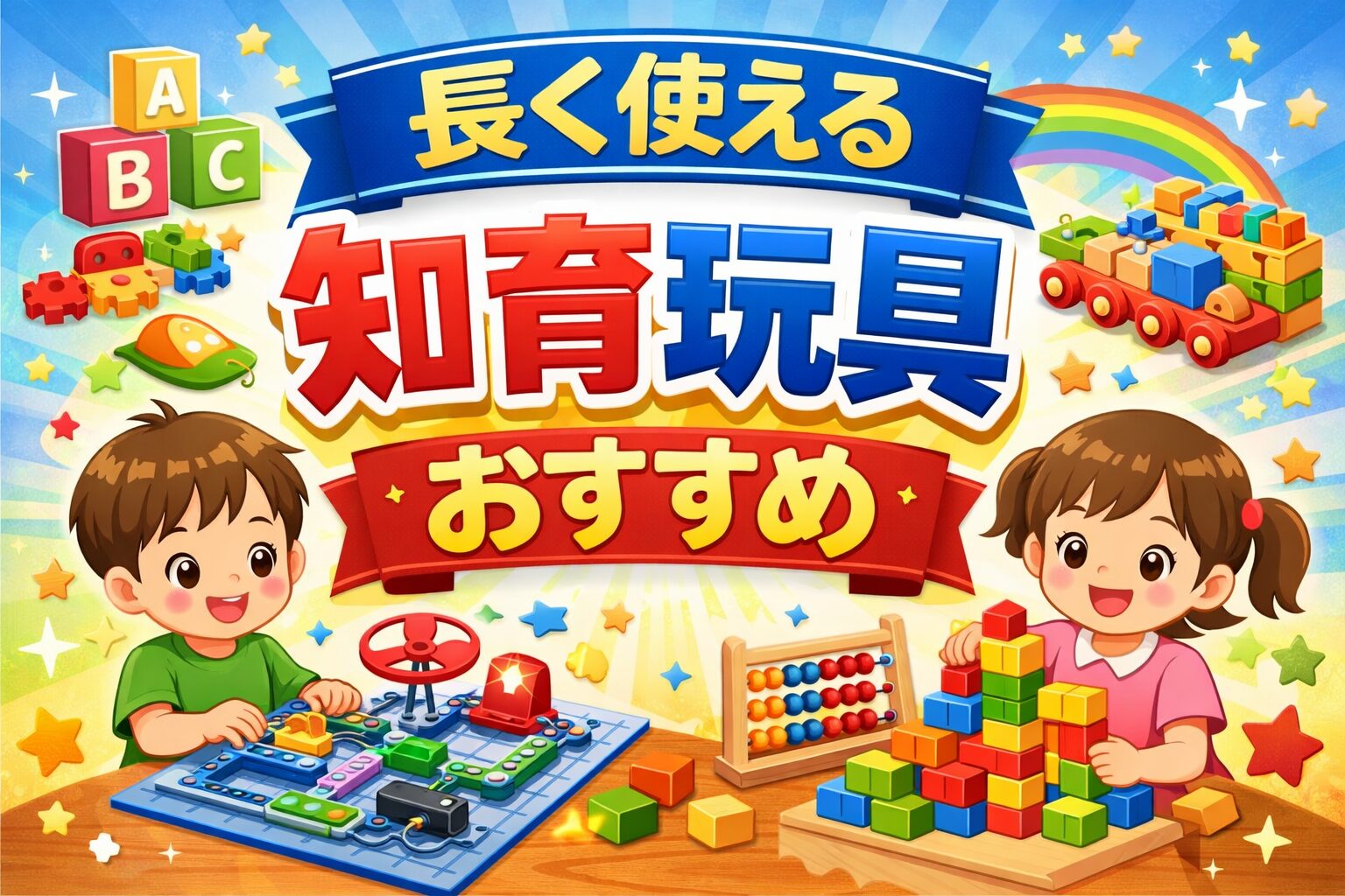 長く使える知育玩具おすすめ