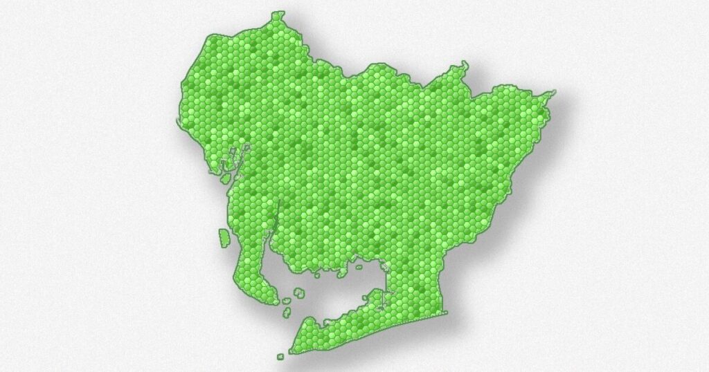 愛知県の地図