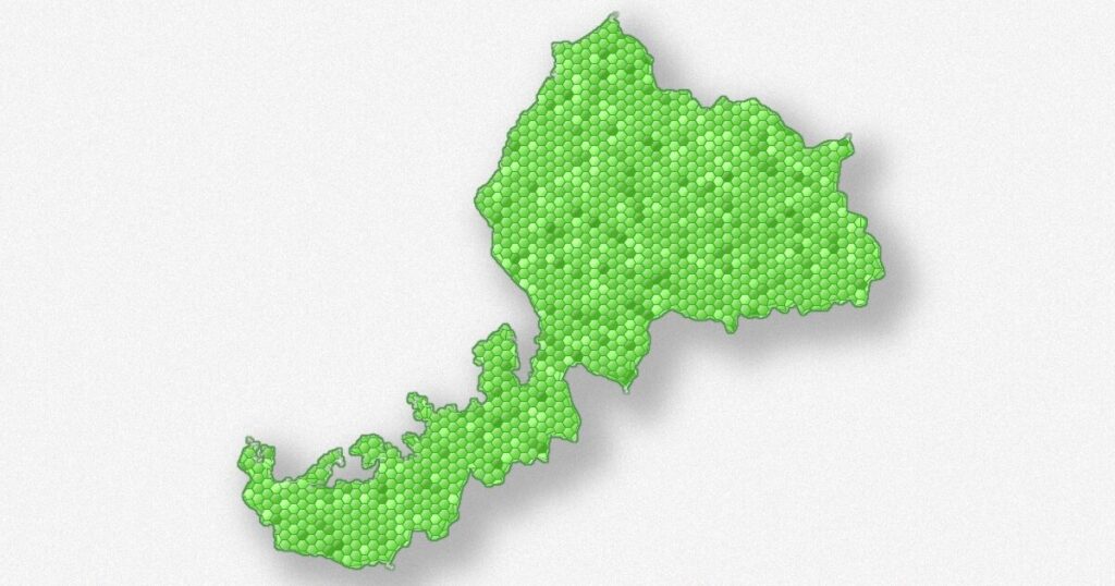福井県の地図