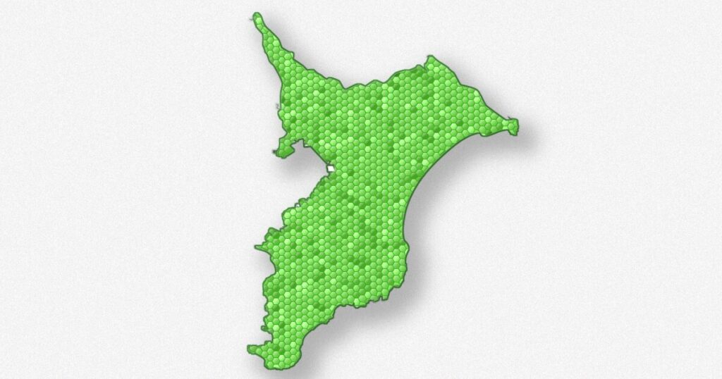 千葉県の地図