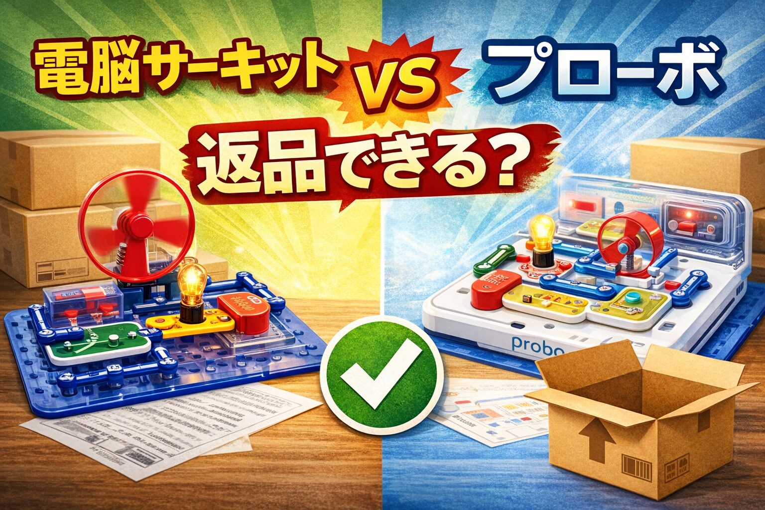 電脳サーキット&プロ―ボ返品