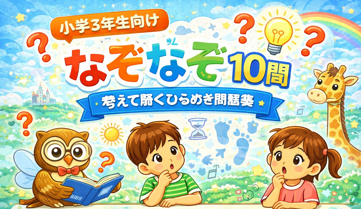 小学3年生向けなぞなぞ10問