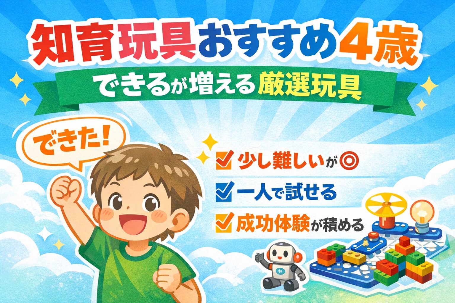 知育玩具おすすめ4歳