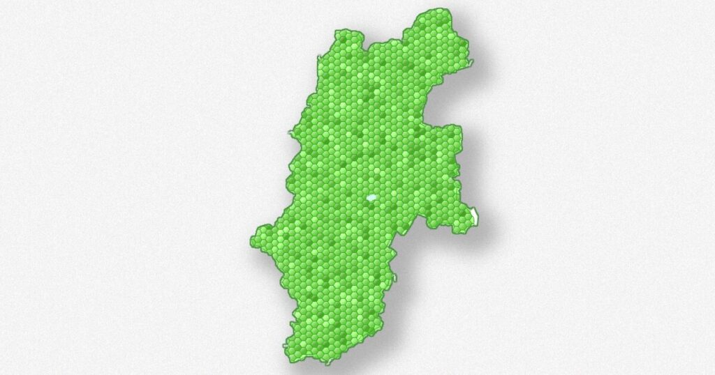 長野県の地図