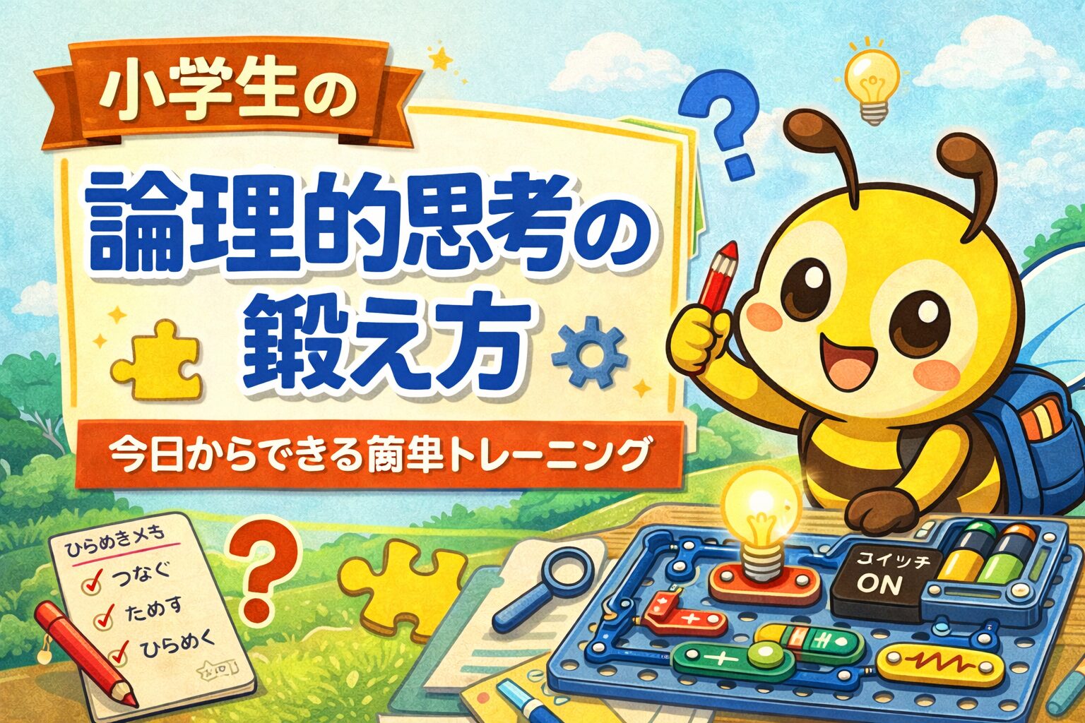 小学生の論理的思考の鍛え方