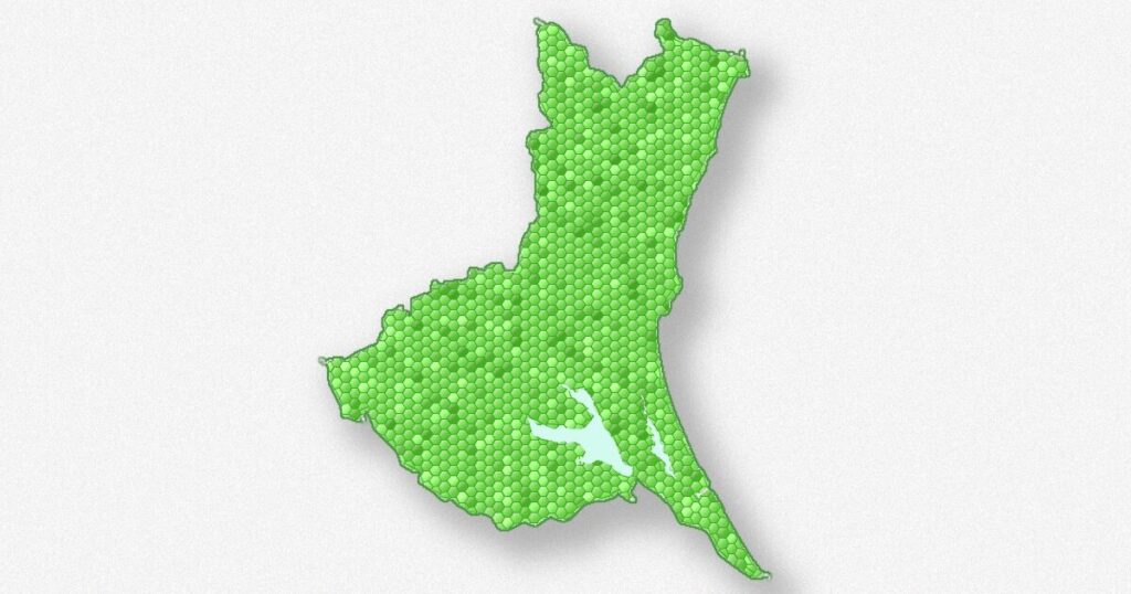 茨城県の地図