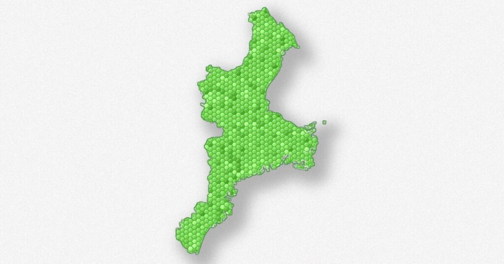 三重県の地図