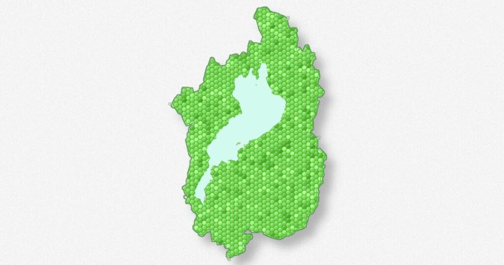 滋賀県の地図