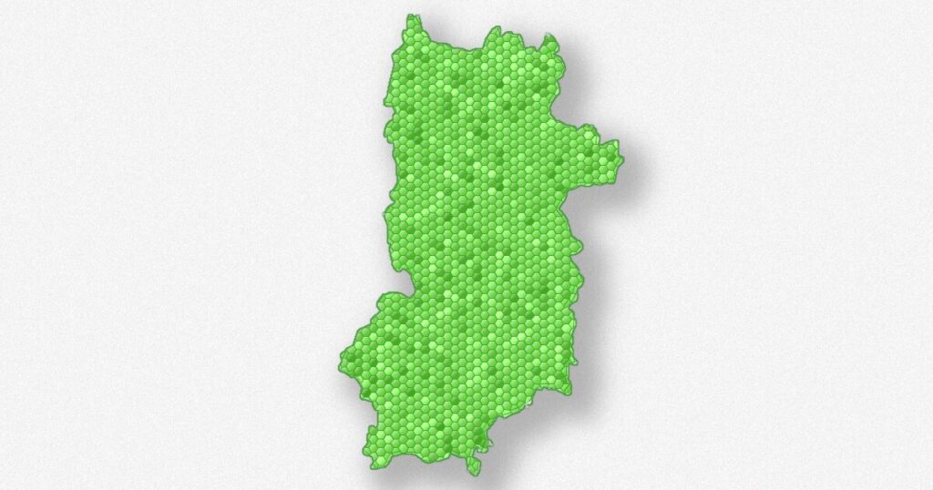 奈良県の地図