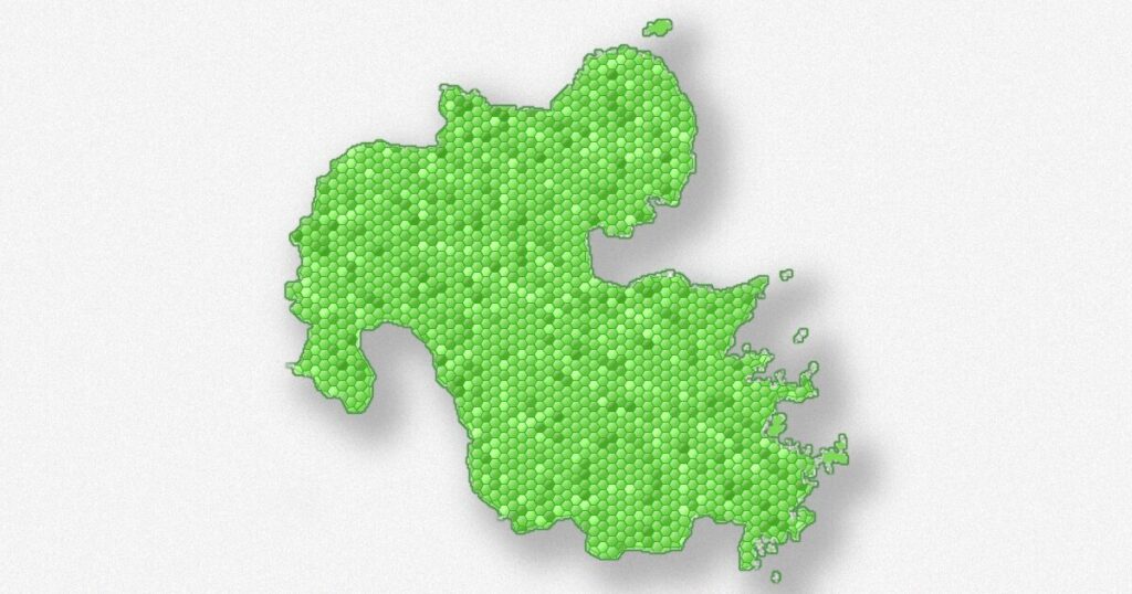 大分県の地図