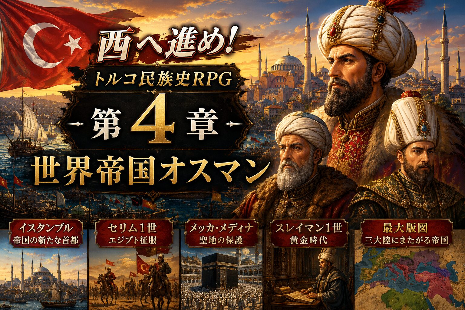 西へ進め！トルコ民族史RPG 第4章