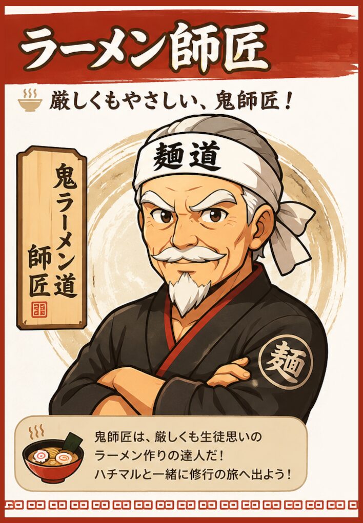 鬼ラーメン道師匠