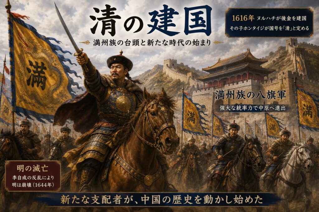 清建国と満州騎兵