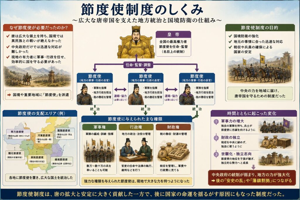 節度使制度のしくみ
