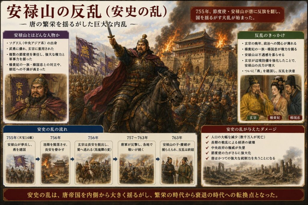 安禄山の反乱（安史の乱）