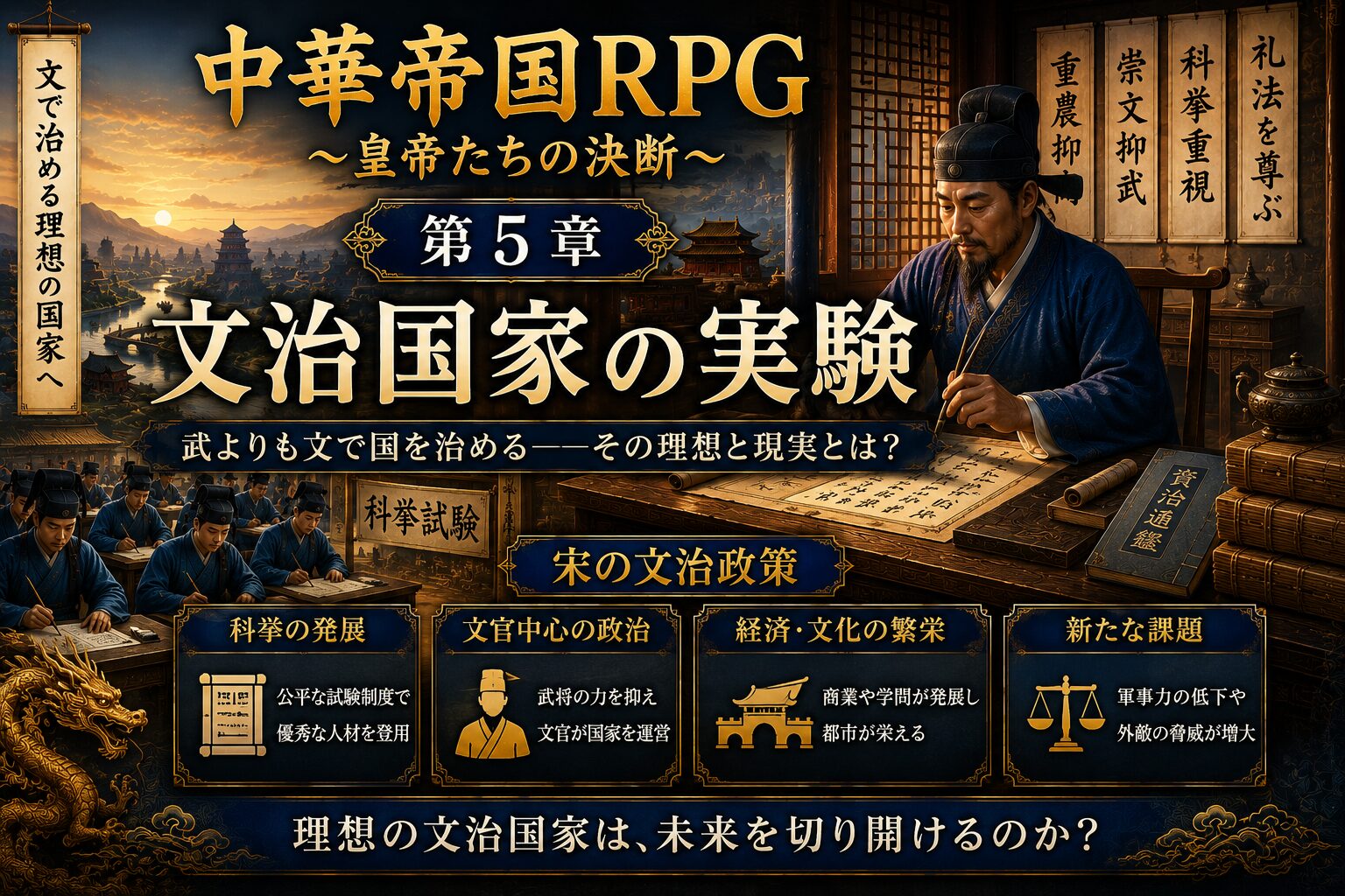 中華帝国RPG ～皇帝たちの決断～第5章 文治国家の実験