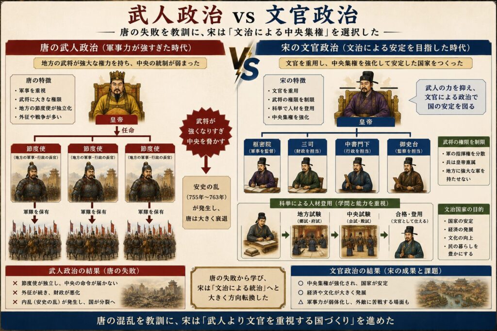 武人政治 vs 文官政治