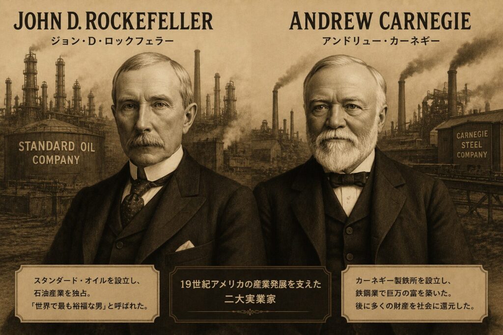 ロックフェラーとカーネギー
